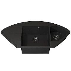 Кухонная мойка Uperwood Quartz UPD-06 100х51 черная матовая