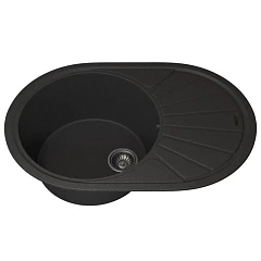 Кухонная мойка Uperwood Quartz UPD-02 76х51 черная матовая