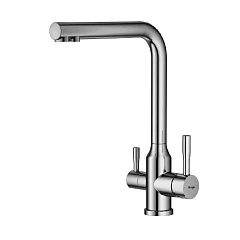 Смеситель Raglo R81.61.05 для кухни с функцией подключения фильтра сатин