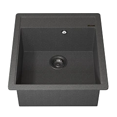 Кухонная мойка Uperwood Quartz UPD-07 46х51 серая матовая