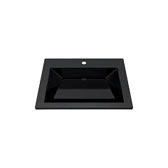 Мебельная раковина Uperwood Olivia 60 черная (приобретается в комплекте с тумбой)