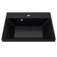 Мебельная раковина Uperwood Classic New 60 черная (приобретается в комплекте с тумбой)