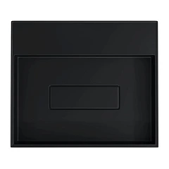 Накладная раковина Uperwood Tanos Quartz 50*42,5 без отверстия уголь