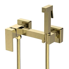 Гигиенический душ со смесителем Splenka S98.51.03 золотой сатин