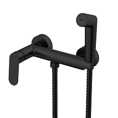 Гигиенический душ со смесителем Splenka S41.51.06 черный матовый