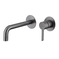 Смеситель Splenka S221.11.09 для раковины скрытый монтаж графит