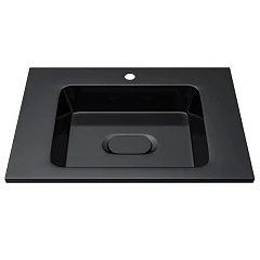 Мебельная раковина Uperwood Modul 65 черная (приобретается в комплекте с тумбой)