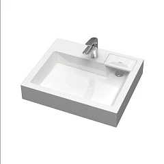 Раковина Uperwood Vission 60*50 для установки над стиральной машиной с кронштейнами