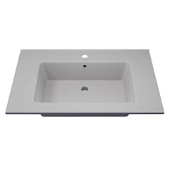 Мебельная раковина Uperwood Parma Quartz 75 белая (приобретается в комплекте с тумбой)