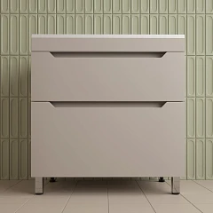 Тумба под раковину Style Line Остин 80 напольная крем