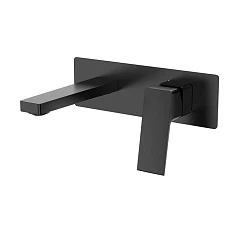 Смеситель Raglo R30.11.06 для раковины скрытый монтаж черный матовый