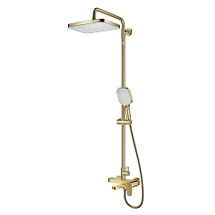 Душевая стойка Raglo R50.24.23 с изливом золото