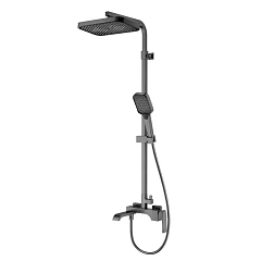 Душевая стойка Raglo R02.24.09 с изливом графит