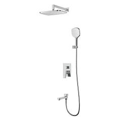 Душевой комплект Raglo R30.27 с изливом скрытый монтаж хром