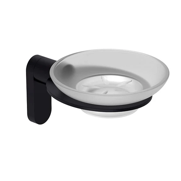 Мыльница Raglo R300.02.06 черная матовая