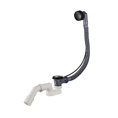 Слив-перелив Raglo R600.30.06 70см полуавтомат черный матовый