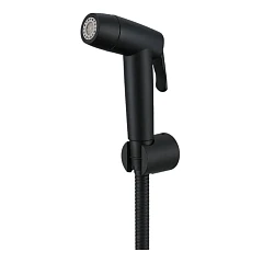 Гигиеническая лейка Raglo R460.50.06 с держателем и шлангом черная матовая