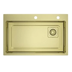 Кухонная мойка Raglo R702.7246.03 72*46 золотой сатин