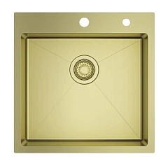 Кухонная мойка Raglo R700.5050.03 50*50 золотой сатин