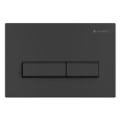 Клавиша смыва Aqueduto Retangulo RET0140 черная матовая