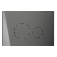 Клавиша смыва Aqueduto Circulo Novo CIR0245 оружейная сталь