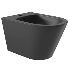 Подвесное биде Aqueduto Cone 36,5*52,5 черное матовое