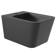 Подвесное биде Aqueduto Macio 37*52,5 черное матовое