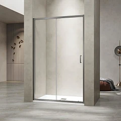 Душевая дверь в нишу RGW Passage PA-114Gr 180*195 профиль серый без поддона