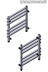 Электрический полотенцесушитель Двин N Plaza Neo 50*60 L/R хром