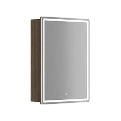 Зеркало-шкаф Sancos Mirror 59*74 с Led подсветкой дуб чарльстон R