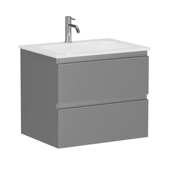 Тумба с раковиной Sancos Folk 60 Ergraut soft