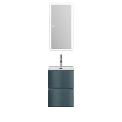 Комплект мебели BelBagno Uno-Mini 40 голубой матовый