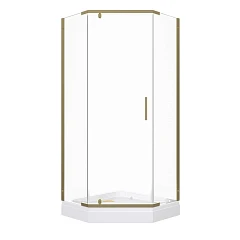 Душевое ограждение Triton Дека-Голд 100*100*207 L/R с поддоном