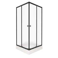 Душевое ограждение Triton Вента-Блэк Вельвет 80*80*202 с поддоном