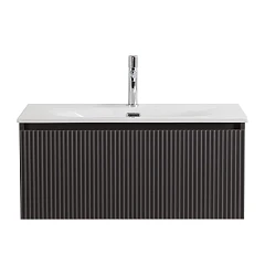 Тумба под раковину BelBagno Uno 80 темно-серая матовая