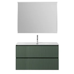 Комплект мебели BelBagno Uno 100 еловый матовый с двумя ящиками