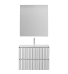 Комплект мебели BelBagno Uno 80 Bianco Opaco с двумя ящиками