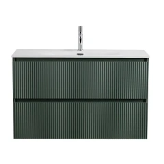 Тумба с раковиной BelBagno Uno 100 еловая матовая с двумя ящиками