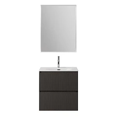 Комплект мебели BelBagno Uno 60 темно-серый матовый