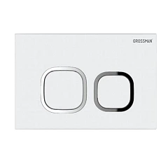 Клавиша смыва Grossman Cosmo 700.K31.02.000.000 белый глянец