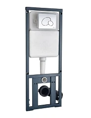 Система инсталляции для унитазов WeltWasser Marberg 410 клавиша хром