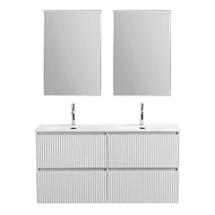 Комплект мебели BelBagno Uno 120 Bianco Opaco с четырьмя ящиками