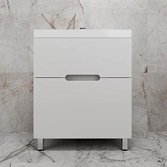 Тумба под раковину Style Line Матис 70 напольная белая матовая