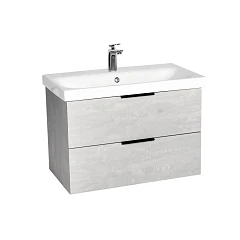 Тумба с раковиной Viant Берлин VBER80MDC-T2YP 80 подвесная цемент (раковина Moduo 80)