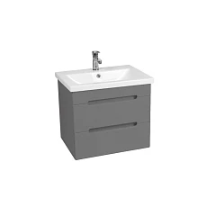 Тумба с раковиной Viant Марсель VMAR50COG-T2YP 50 подвесная графит (раковина Como 50)