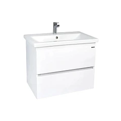 Тумба с раковиной Viant Мальта VMAL80COBEL-T2YP 80 подвесная белый глянец (раковина Como 80)