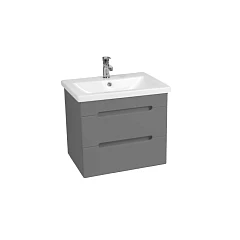 Тумба с раковиной Viant Марсель VMAR60COG-T2YP 60 подвесная графит (раковина Como 60)