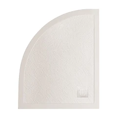 Душевой поддон BelBagno Uno 120*80*3,5 белый с сифоном и белой матовой декоративной накладкой R