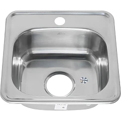 Кухонная мойка Melana 38*38 врезная квадратная с сифоном