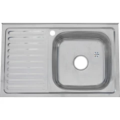 Кухонная мойка Melana 80*50 накладная прямоугольная с сифоном R
